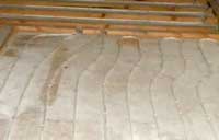 No stringers are needed where the flooring will be tile